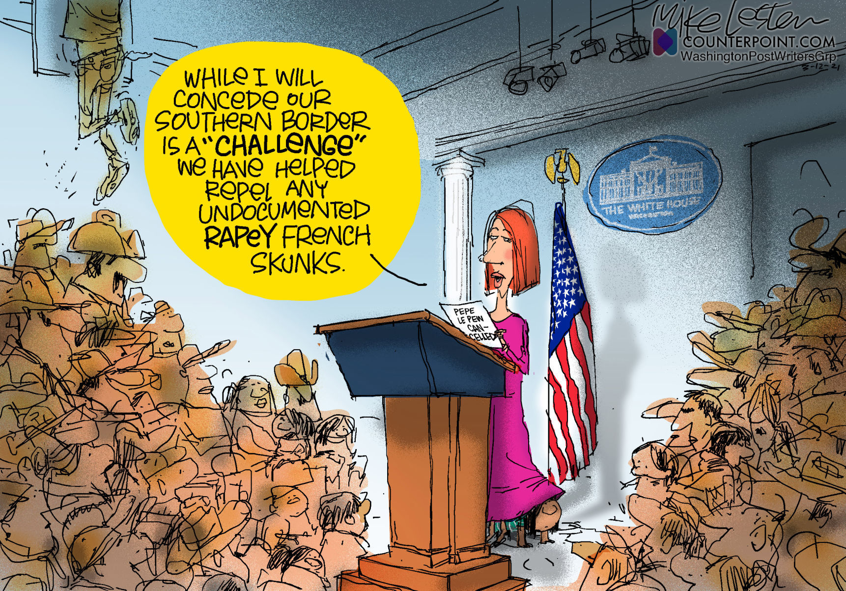 Mike Lester cartoon